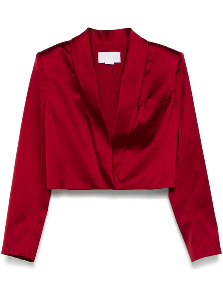  Genny Cropped Blazer - Red 
