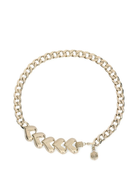  Genny Heart-detail Chain Belt - Gold 