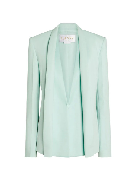  Genny Open Front Blazers - Green 