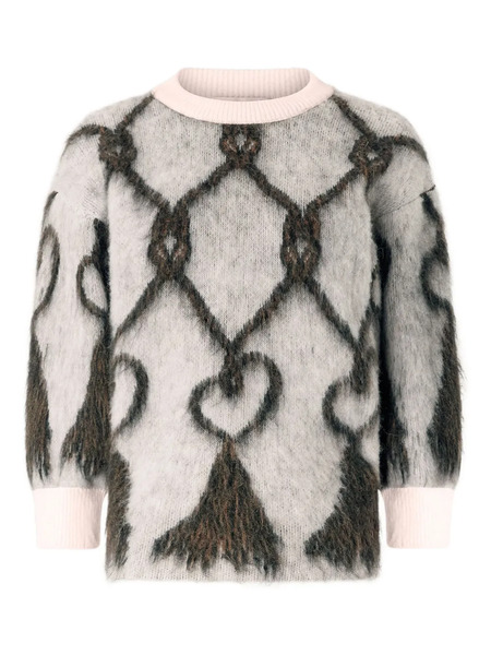  Genny Patterned Sweater - Neutrals 