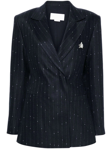 Genny Pinstripe-pattern Blazer - Blue 