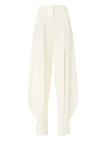  Genny Pleated Trousers - White 