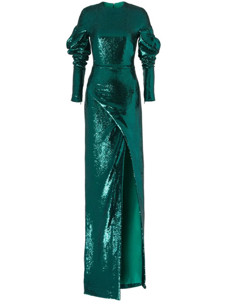  Genny Sequin-embellished Maxi Dress - Green 