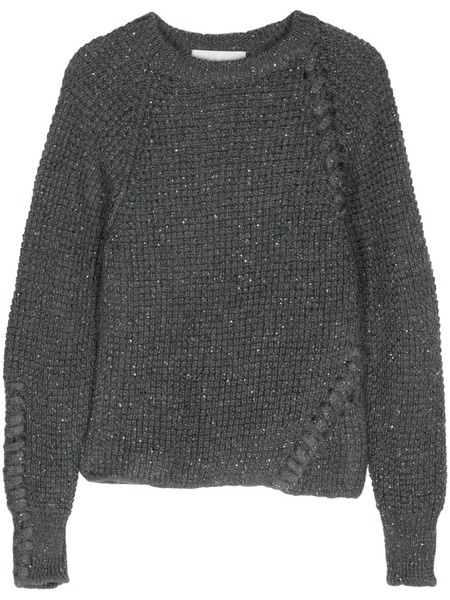  Genny Sequinned Sweater - Grey 