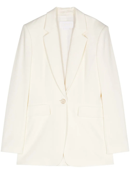  Genny Single-breasted Blazer - White 