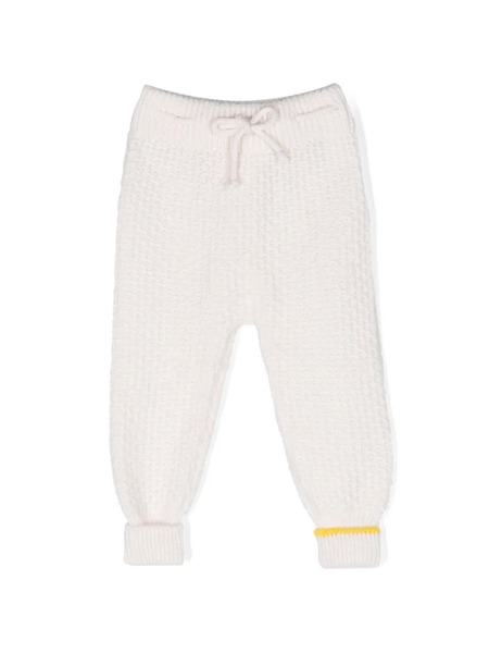  Gensami Kids Alpachino Drawstring Sweatpants - White 