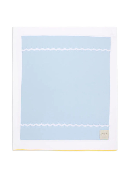  Gensami Kids Zigzag-patterned Blanket - Blue 
