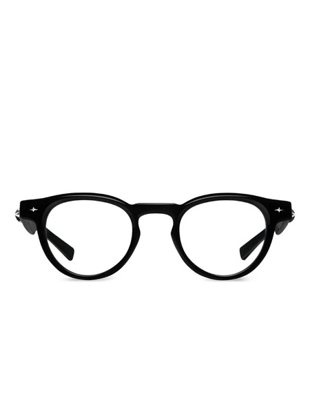  Gentle Monster Acetate Frame Round Glasses - Black 