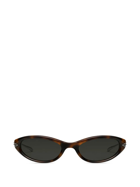  Gentle Monster Browline Crepe Sunglasses - Brown 