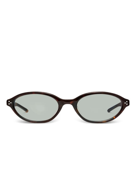  Gentle Monster La Cha T1 Oval-frame Sunglasses - Brown 