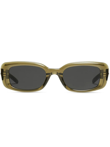  Gentle Monster Rectangular Frame Sunglasses - Green 