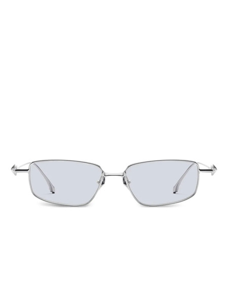  Gentle Monster Saga 02 Rectangular-temple Sunglasses - Silver 