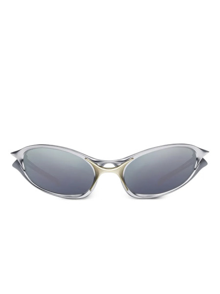  Gentle Monster Species Msv2 Geometric Sunglasses - Silver 