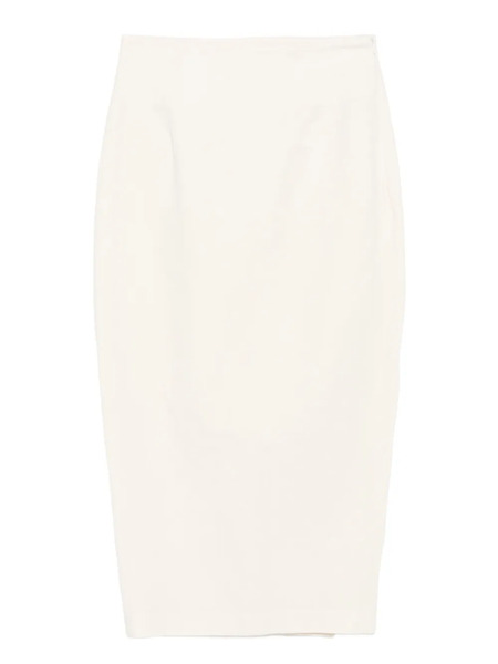  Gentry Portofino Split Pencil Skirt - Neutrals 