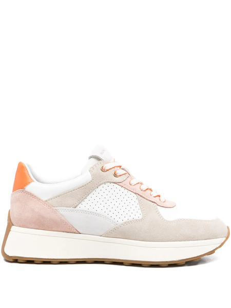  Geox Amabel Panelled Sneakers - White 