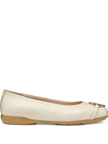  Geox Annytah Buckle-detail Ballet Flats - Neutrals 