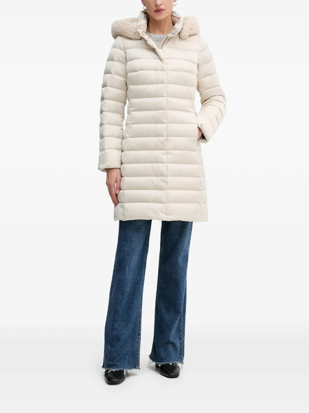 Geox Bettanie Hooded Coat - Neutrals 