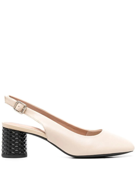  Geox Block-heel Slingback Pumps - Neutrals 
