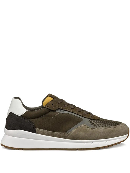  Geox Branthon Panelled Sneakers - Brown 