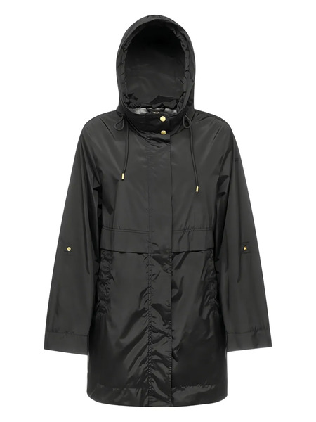  Geox Dandra Hooded Drawstring Jacket - Black 