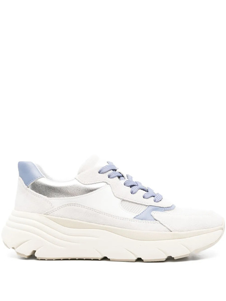  Geox Diamanta Panelled Sneakers - White 