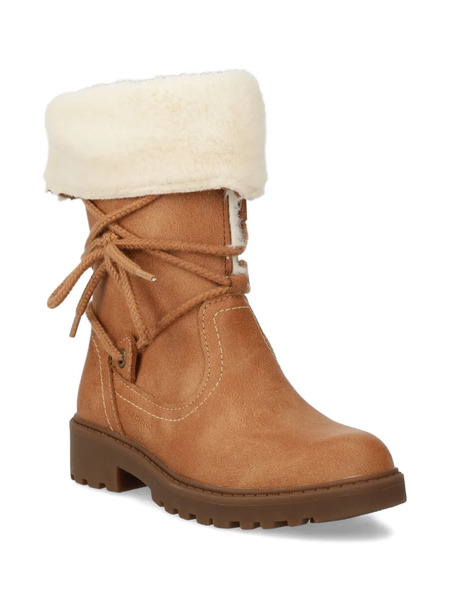  Geox Faux-fur Cuff Boots - Brown 