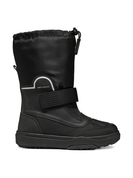  Geox Kids Bunshee Waterproof Thermal Snow Boots - Black 