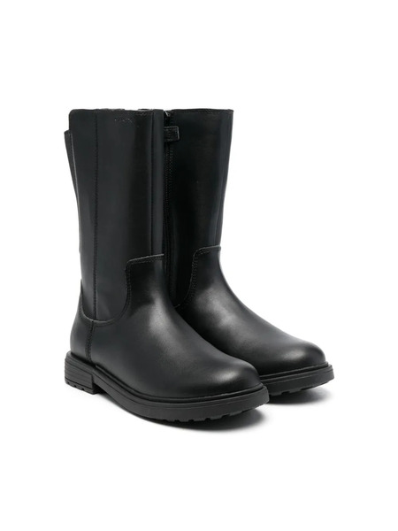  Geox Kids Eclair Faux-leather Mid-calf Boots - Black 