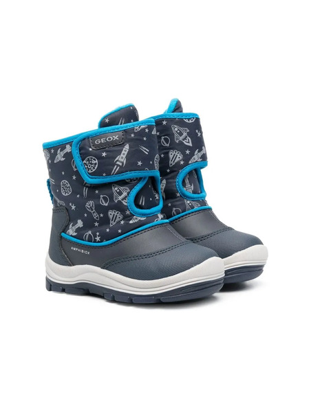  Geox Kids Flanfil Abx Waterproof Boots - Blue 