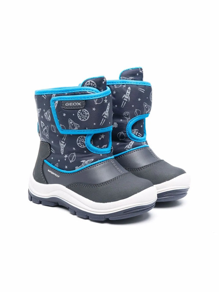  Geox Kids Flanfil Snow Boots - Blue 