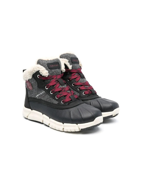  Geox Kids Flexyper Abx Ankle Boots - Grey 