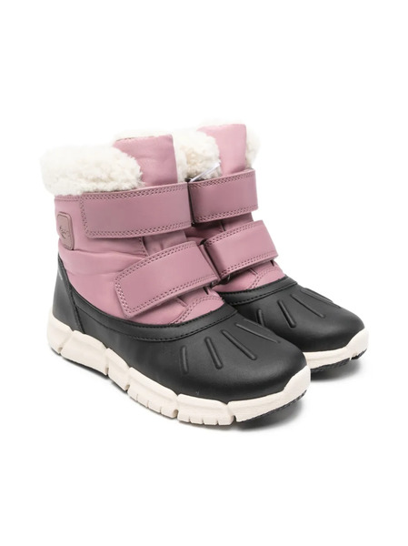  Geox Kids Flexyper Abx Touch-strap Snow Boots - Pink 