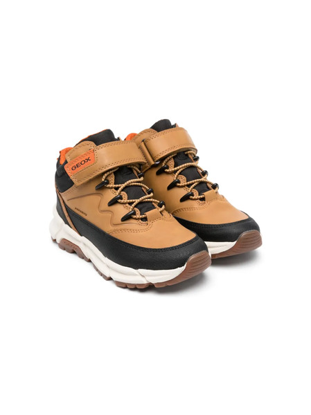  Geox Kids Flexyper Ankle Boots - Brown 