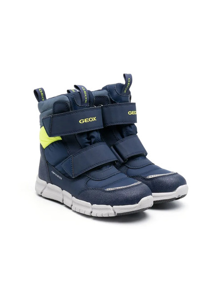  Geox Kids Flexyper Panelled Boots - Blue 