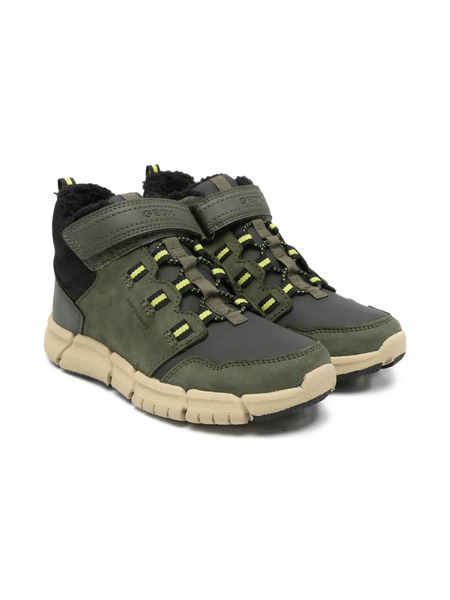  Geox Kids Flexyper Touch-strap Sneakers - Green 
