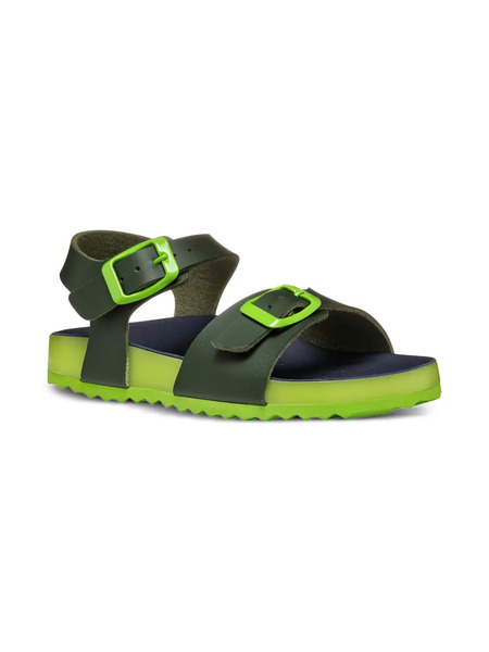  Geox Kids Ghita Buckle-strap Sandals - Green 