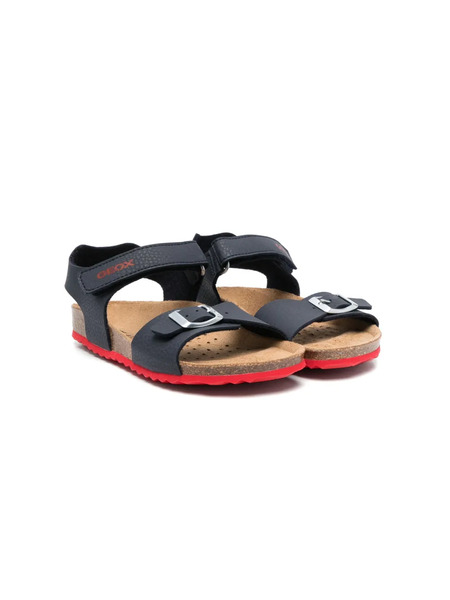  Geox Kids Ghita Leather Sandals - Blue 