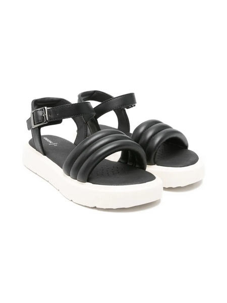  Geox Kids Kodette Platform Sandals - Black 