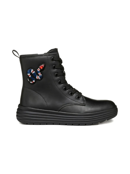  Geox Kids Phaolae Ankle Boots - Black 