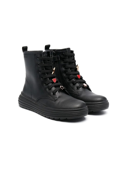  Geox Kids Phaolae Charm Boots - Black 