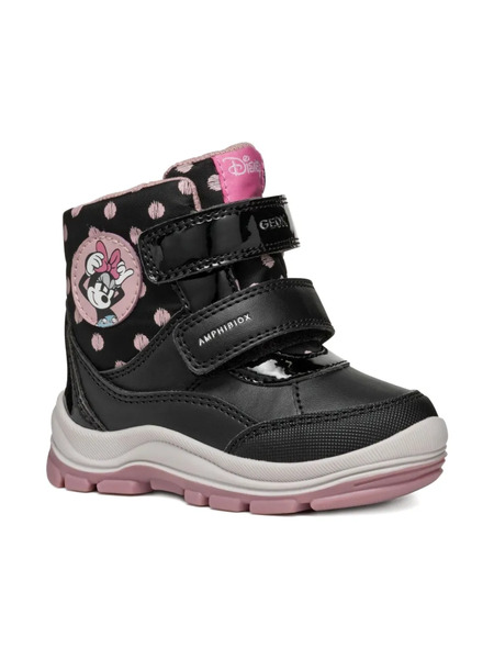  Geox Kids Polka-dot Ankle Boots - Black 