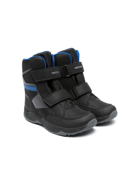  Geox Kids Sentiero Abx Touch-strap Ankle Boots - Black 