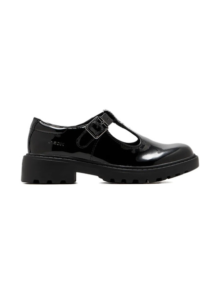  Geox Kids T-bar Shoes - C9999 Black 