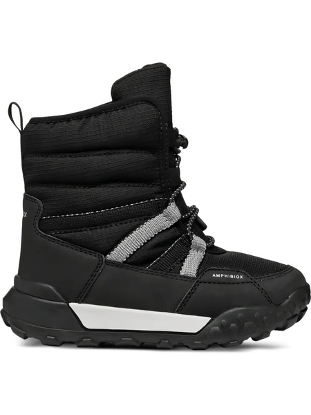  Geox Kids Trekkyup Anke Boots - Black 