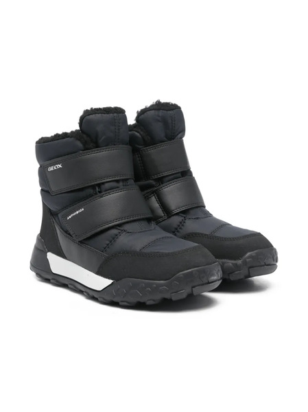  Geox Kids Trekkyup Touch-strap Boots - Black 