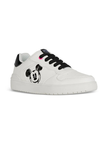  Geox Kids Washiba Mickey Mouse Sneakers - White 