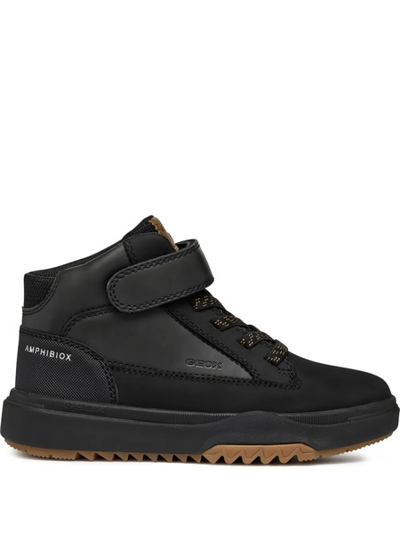  Geox Kids Waterproof High-top Boots - Black 