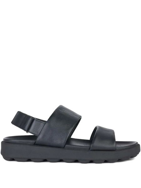  Geox Leather Sandals - Black 