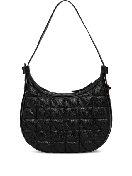  Geox Maryemy Quilted Zip-up Shoulder Bag - Black 