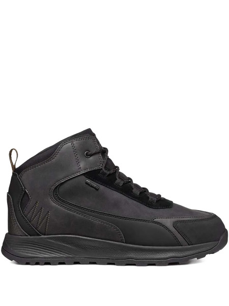  Geox Terrestre B Leather Sneakers - Black 